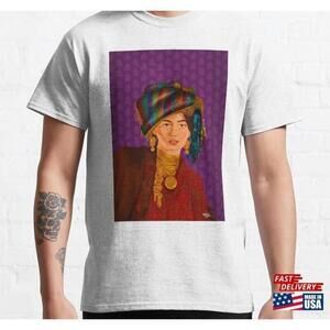 Kurdish Girl Cultural Pride Graphic Aesthetic Unisex T-Shirt